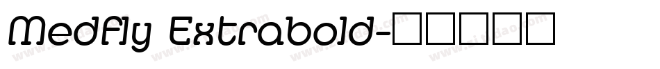 Medfly Extrabold字体转换